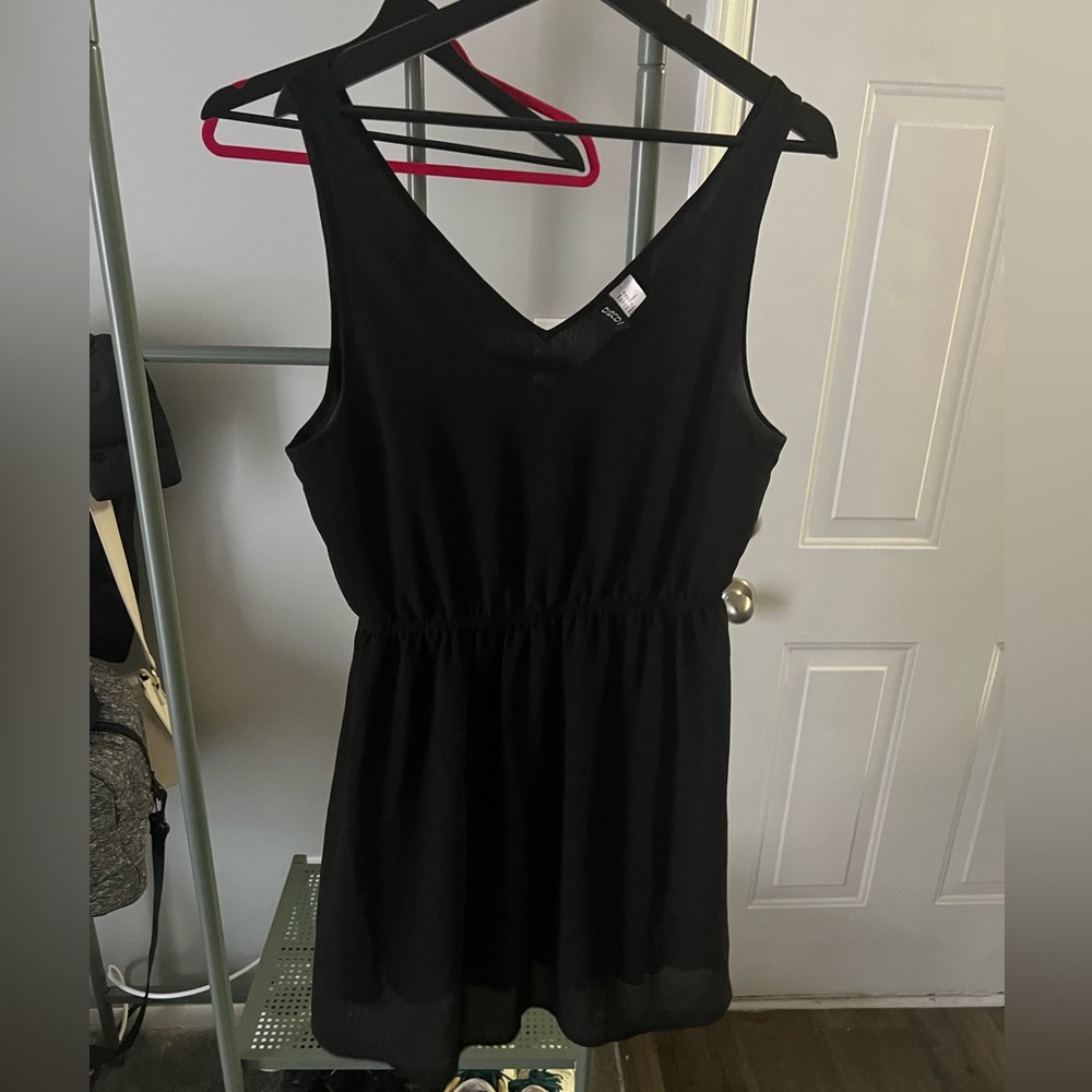 Black mini dress size 12